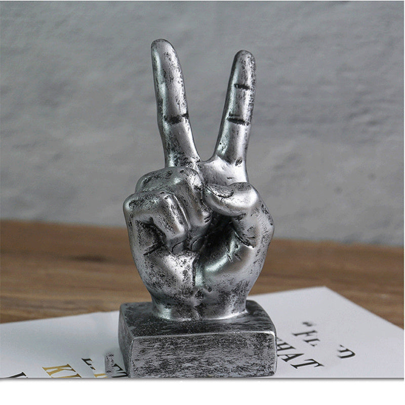 Hand Gesture Decorative Sculpture