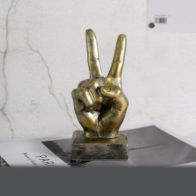 Hand Gesture Decorative Sculpture