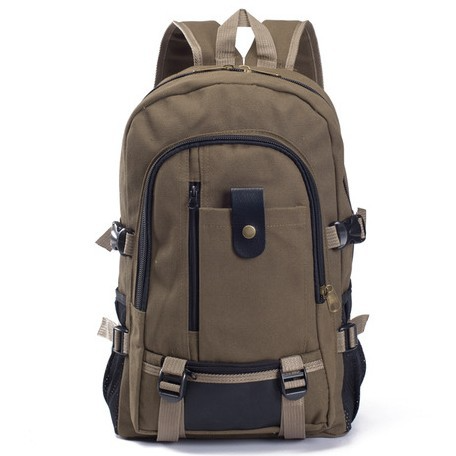 Durable Multi-Compartment Canvas Backpack