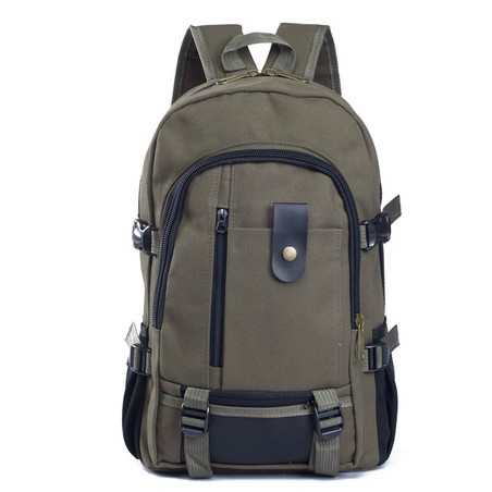 Durable Multi-Compartment Canvas Backpack