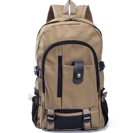 Durable Multi-Compartment Canvas Backpack