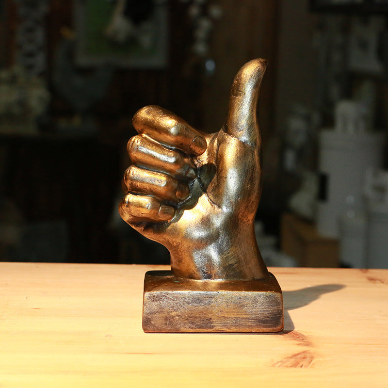 Hand Gesture Decorative Sculpture